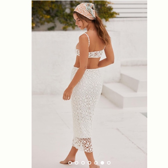 Anthropologie X Capittana Martina crochet cover up - Picture 6 of 11